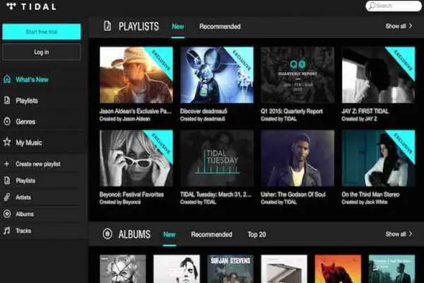 Tidal di Jay Z un flop - immagine della piattoforma in streaming musicale