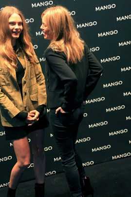 Cara Delevigne conquista Milano - Cara Delevigne e Kate Moss in foto da Mango