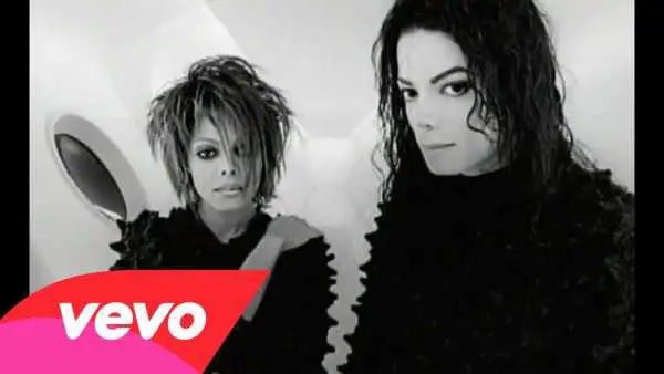 Janet Jackson in compagnia di suo fratello Michael Jackson