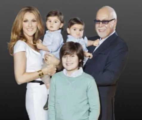 Celine Dion e la sua famiglia