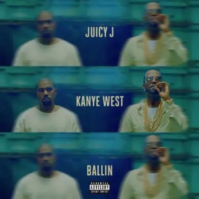Juicy J e Kanye West video Ballin