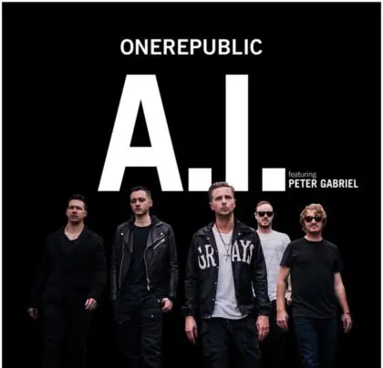 OneRepublic A.I audio - la cover del singolo
