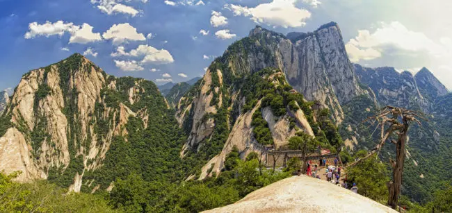 Monte Hua, una bellissima attrazione turistica in Cina