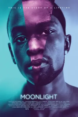 La locandina del film Moonlight - migliori film del 2016 - favoriti Oscar 2017