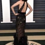 Lily Collins look vintage Vanity Fair After Oscar Party