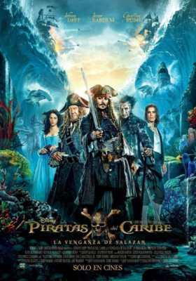 Poster internazionale del film Pirati dei Caraibi: La vendetta di Salazar.