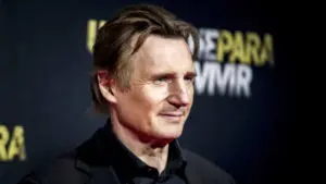 The silent man: Liam Neeson
