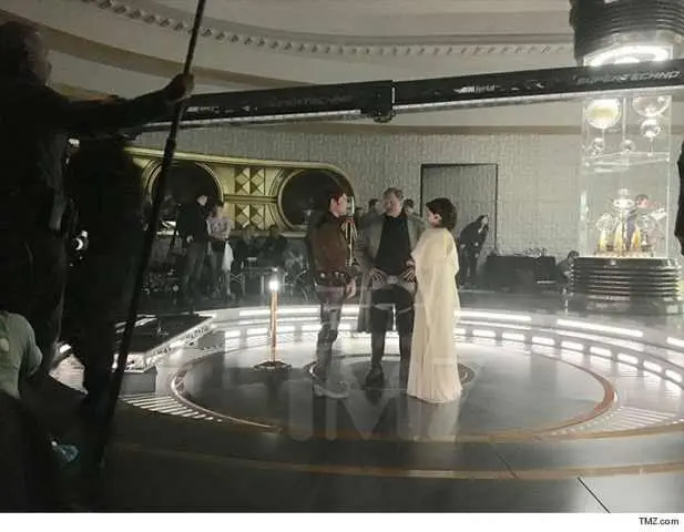 Han Solo Star Wars foto dal set