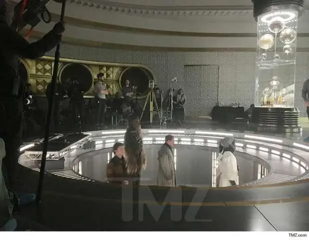 Han Solo Star Wars foto dal set