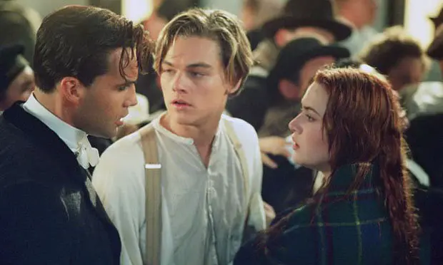 Di Caprio Kate Winslet Billy Zama in Titanic