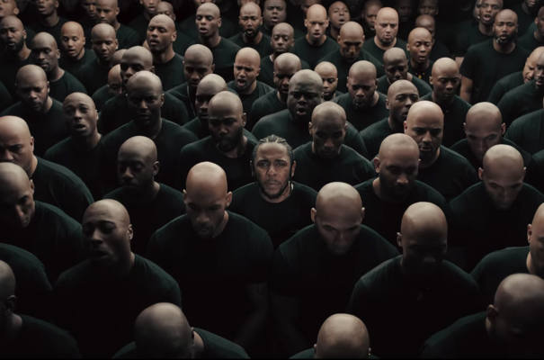 scena del video musicale Humble di Kendrick Lamar