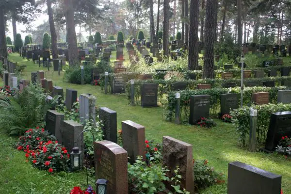 immagine del cimitero Hietaniemi in Finlandia