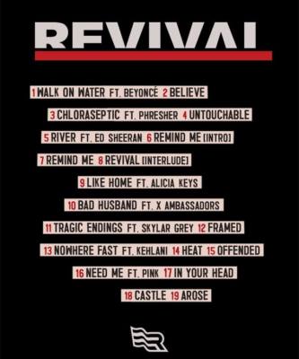 Tracklist Revival di Eminem