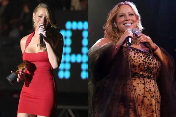 Mariah Carey prima e dopo