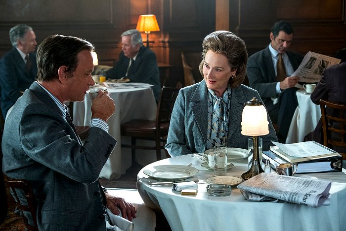 Tom Hanks e Meryl Streep in The Post