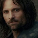 Viggo Mortensen nei panni di Aragorn