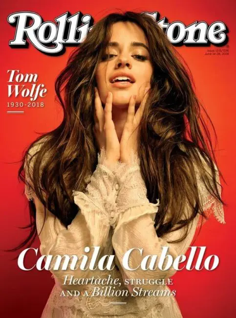 Camila Cabello copertina Rolling Stone foto
