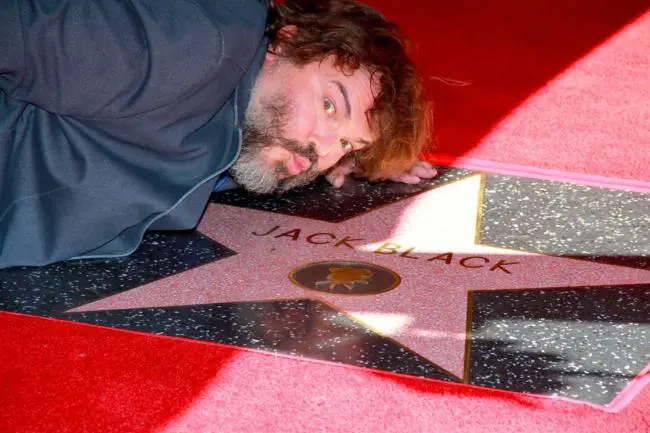 Jack Black sulla Walk of Fame di Hollywood