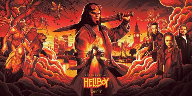 hellboy blood queen poster film