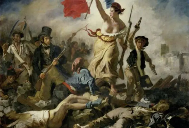 rivoluzione francese quadro di Delacroix
