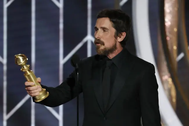 Christian Bale Golden Globe 2019