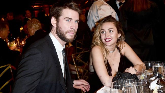 Liam Hemsworth e Miley Cyrus ai G'Day Gala