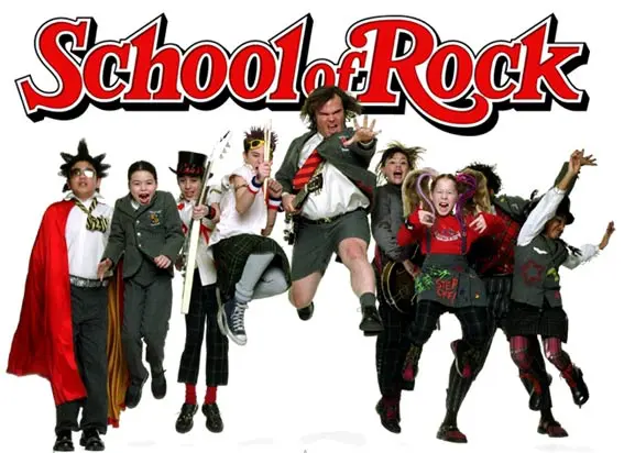 locandina cinematografica school of rock con cast
