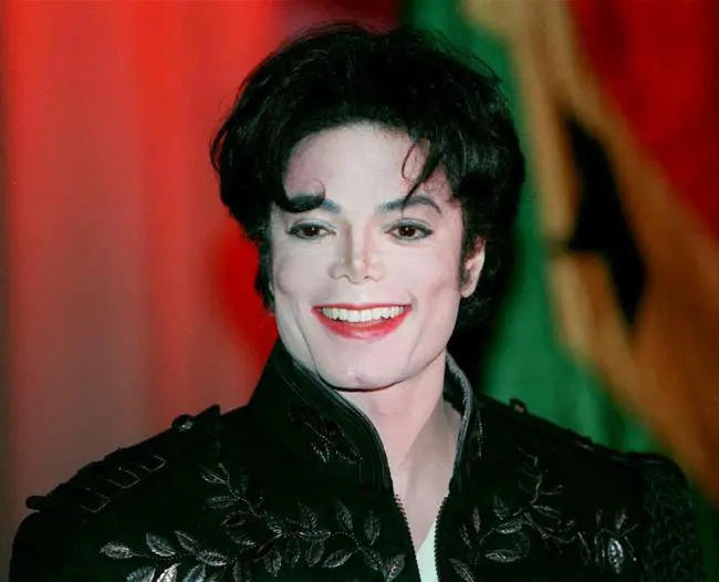 Michael Jackson foto sbiancato