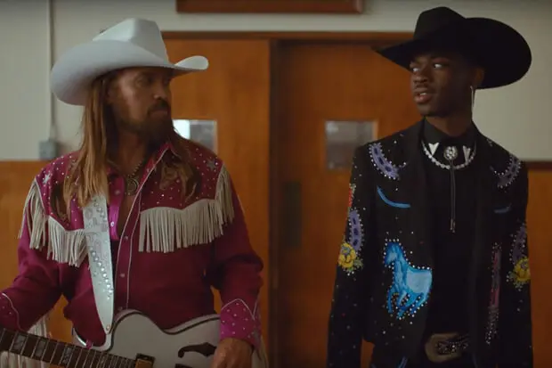 video musicale Old Town Road con Lil Nas X e Billy Ray Cyrus