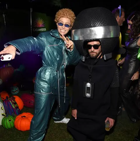 Jessica Biels e Justin Timberlake travestiti per Halloween 2019