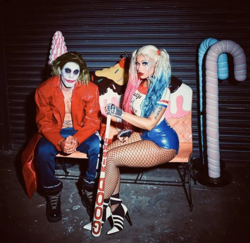 Nicki Minaj e il marito travestiti da Joker e Harley Quinn