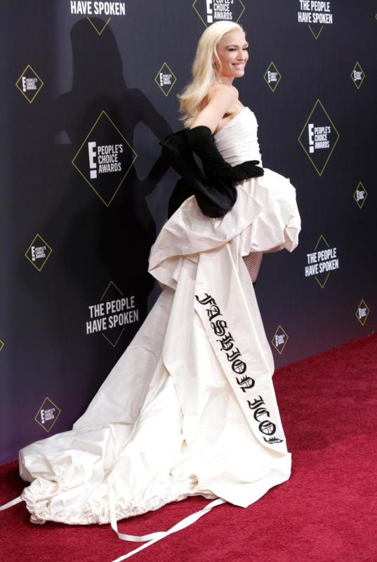 Gwen Stefani premiata ai People's Choice Awards 2019