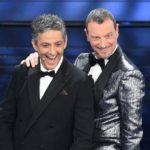Fiorello e Amadeus nella prima puntata di Sanremo 2020