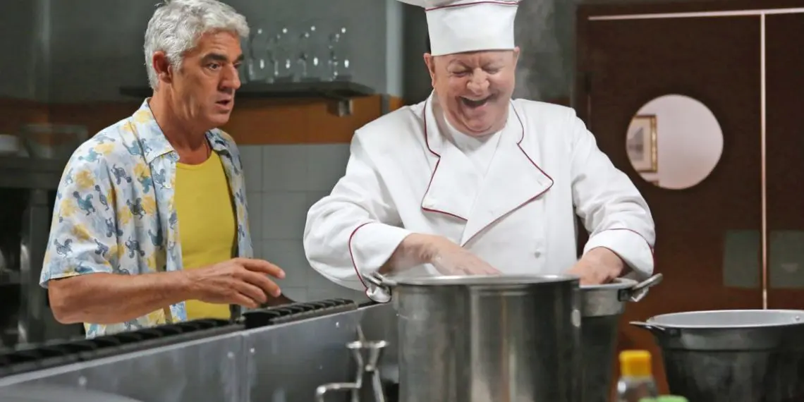 Massimo Boldi e Biagio Izzo in Natale da Chef