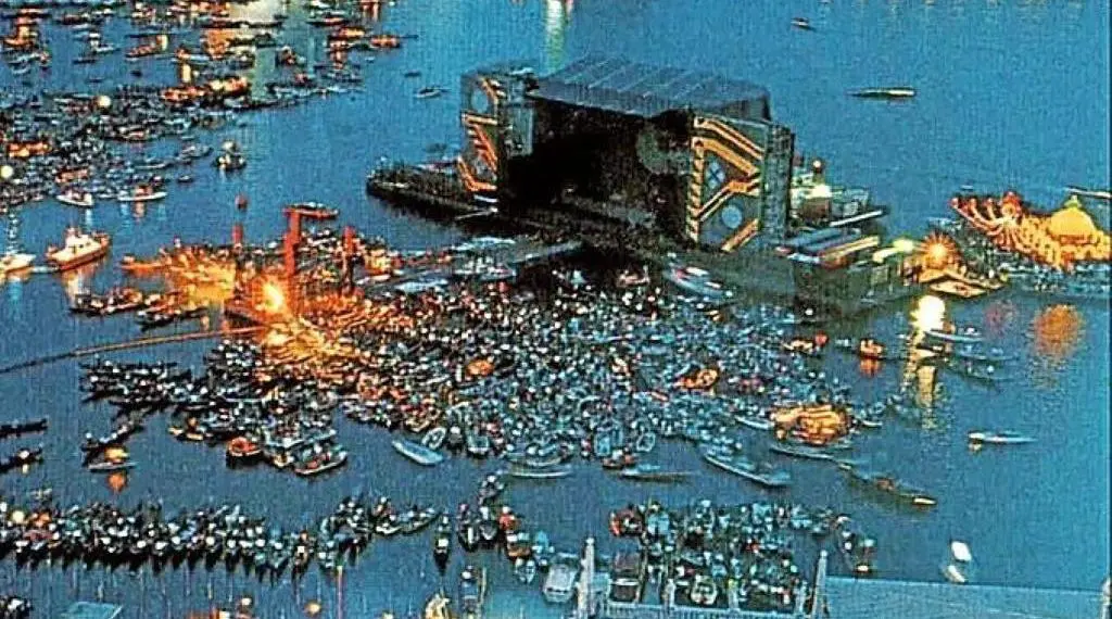 Foto concerto dei Pink Floyd a Venezia