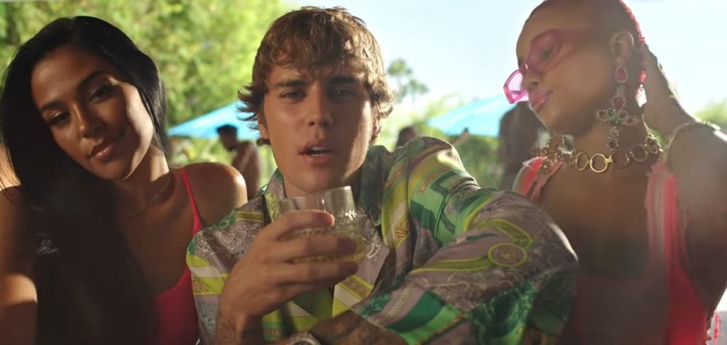 Justin Bieber nel video di Popstar