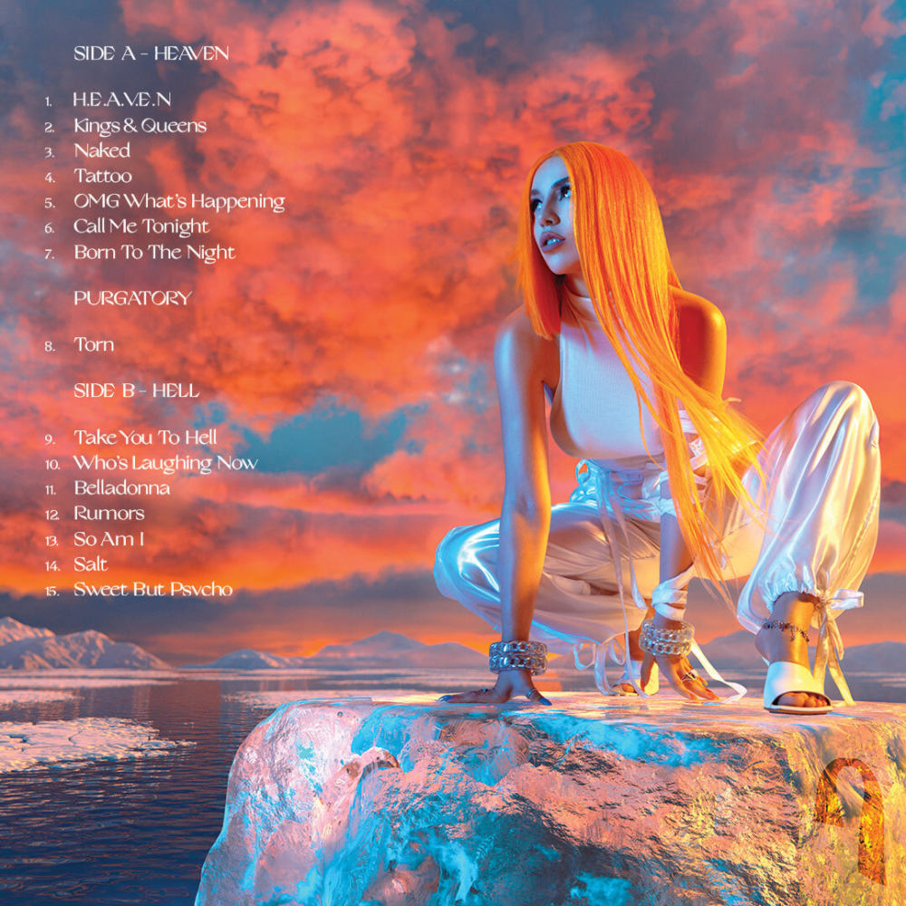 Tracklist Heaven&Hell album di Ava Max