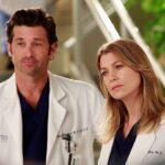 Patrick Dempsey e Ellen Pompeo in una scena di Grey's Anatomy