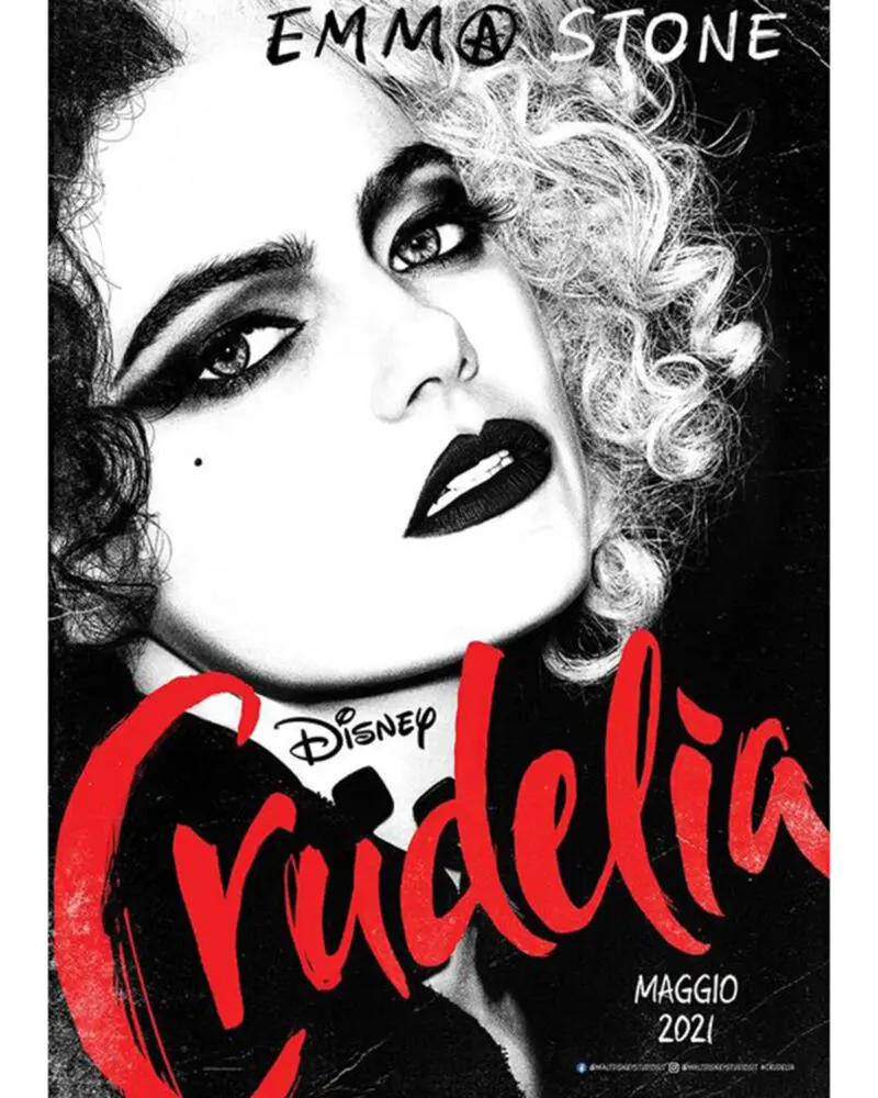 Crudelia Emma Stone poster