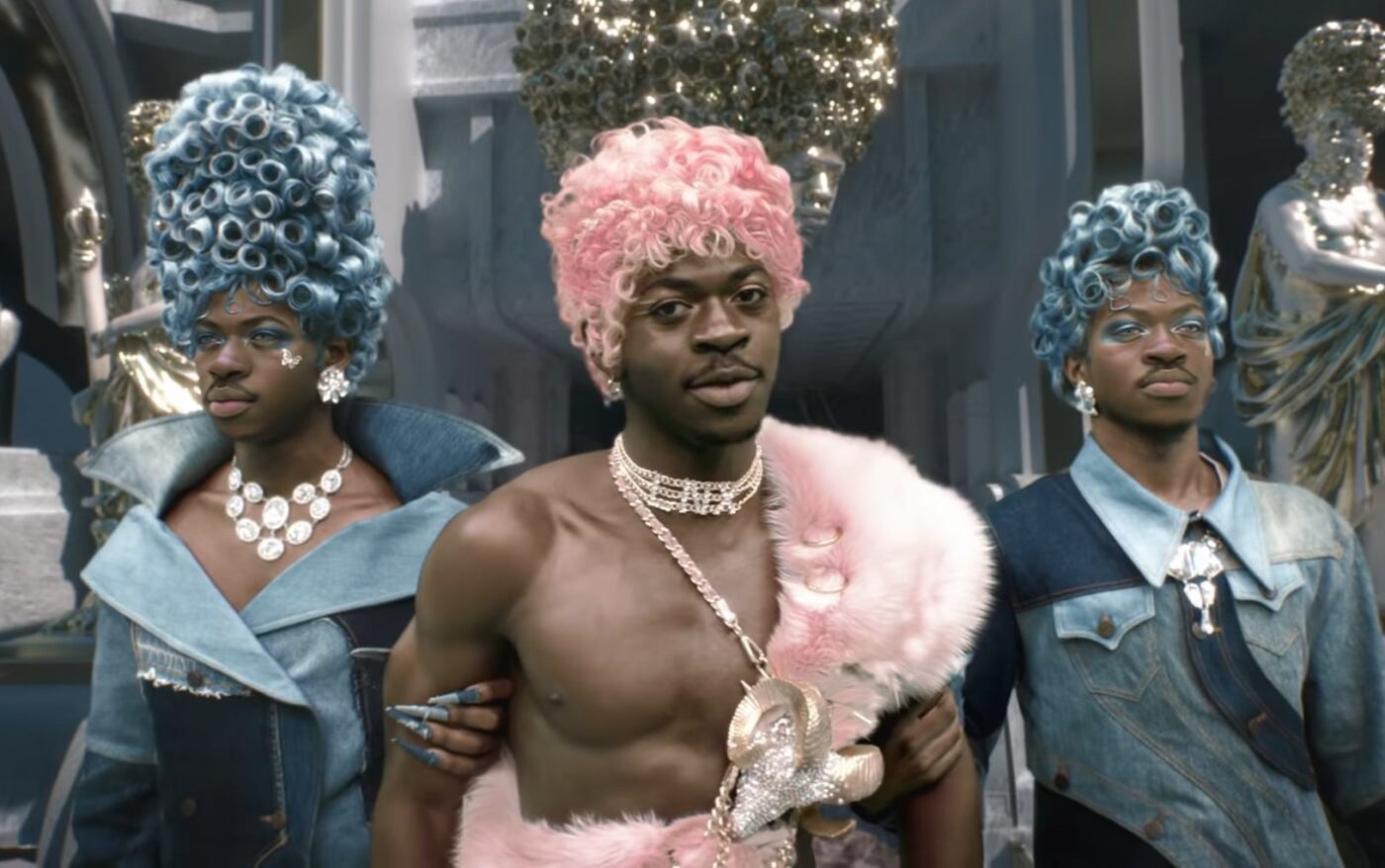 Lil Nas X nel video di MONTERO (Call Me By Your Name)