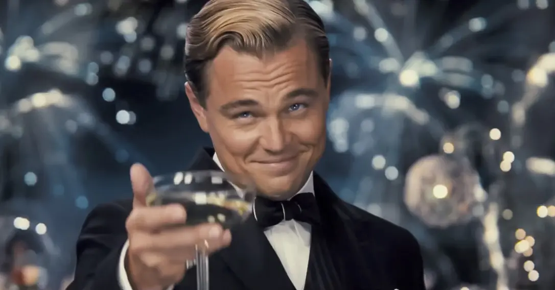 Leonardio DiCaprio in Il Grande Gatsby