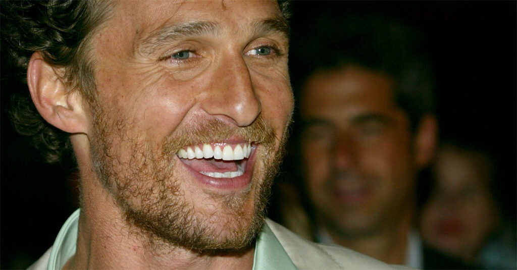 Matthew McConaughey, attore statunitense