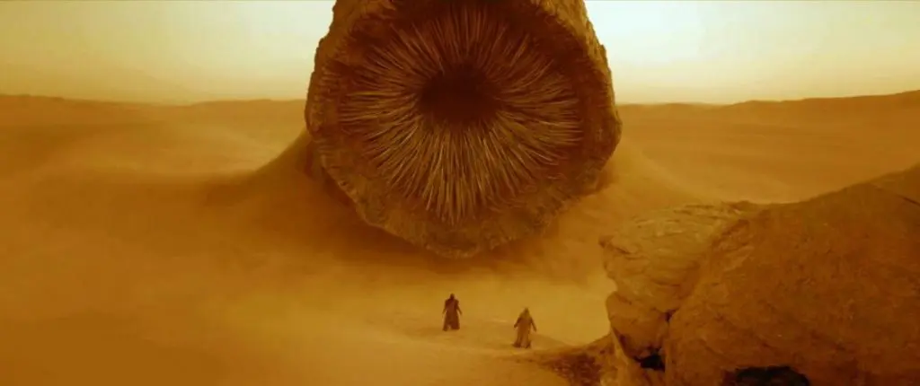 Un'immagine tratta dal film Dune