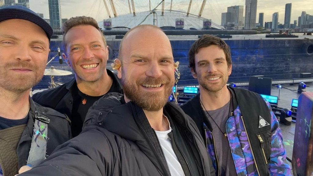 Coldplay foto live 2021