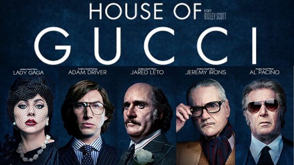 La locandina del film House of Gucci