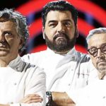 Giorgio Locatelli, Antonino Cannavacciuolo e Bruno Barbieri, i tre giudici di MasterChef Italia