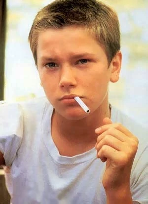 River Phoenix nei panni di Christopher Chambers in "Stand by me"