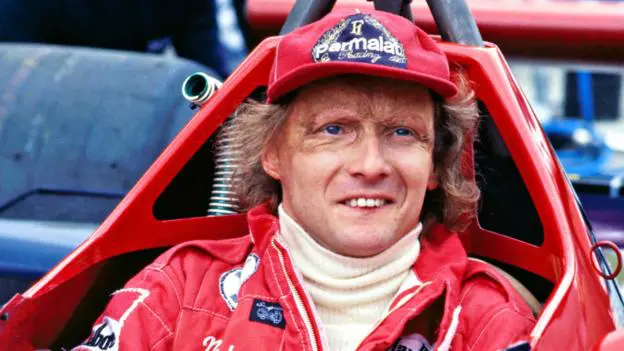 Niki Lauda dopo l'incidente