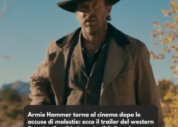 Armie Hammer torna al cinema dopo le accuse di molestie ecco il trailer del western Frontier Crucible in uscita il 5 dicembre
