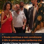L’Erede continua a non convincere il 13% in prima serata conferma che Canale 5 forse ha puntato troppo su una serie che non decolla